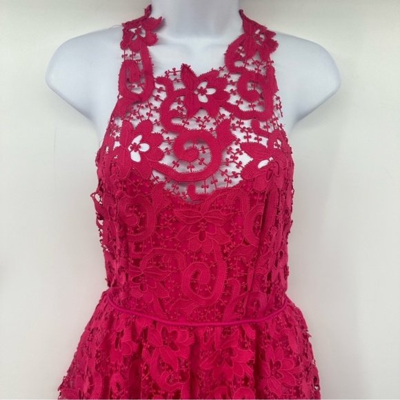 Saylor Pink Amari Lace Mini Dress Size Small - Picture 8 of 16